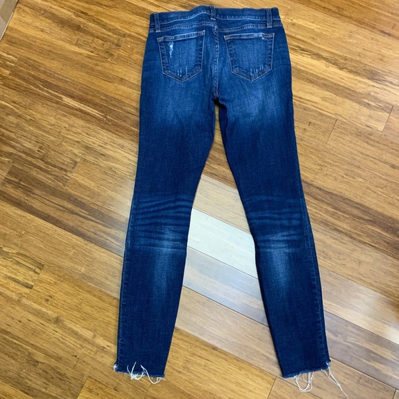 Tommy Hilfiger Denim Blue Distressed Skinny Legging Jeans Women's‎ 4 Embroidered - Picture 5 of 9